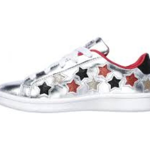 Skechers Girls' Omne-Lil' Star Side Sneakers - Picture 5 of 7